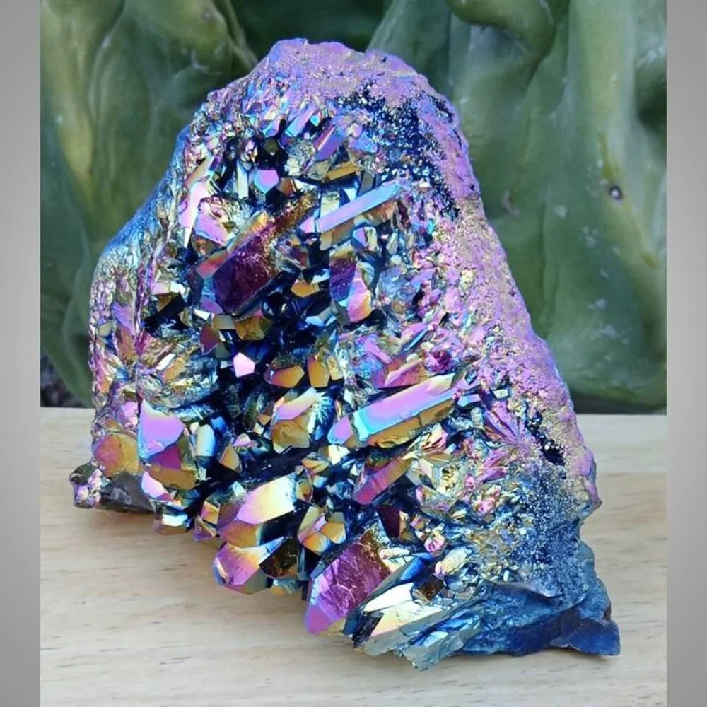 TITANIUM DRUSY / DRUZE stone crystal mineral chunk 01